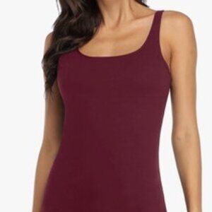 NWT V for City Cotton Cami with Unpadded Shelf Bra